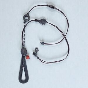 Silpada Lagrima Coral Fish Sterling Silver Pendant Necklace 22 Inch #N1950